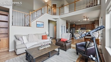 Captivating, custom 5BR, 4BA, stucco/stone home on Antler Creek on Antler Creek Golf Course in Colorado - for sale on GolfHomes.com, golf home, golf lot