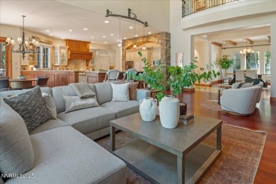 Elegant custom estate in Montreux that sits at the end of a on Montreux Golf and Country Club in Nevada - for sale on GolfHomes.com, golf home, golf lot