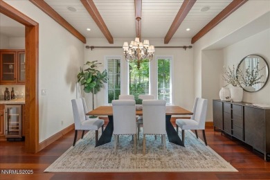 Elegant custom estate in Montreux that sits at the end of a on Montreux Golf and Country Club in Nevada - for sale on GolfHomes.com, golf home, golf lot