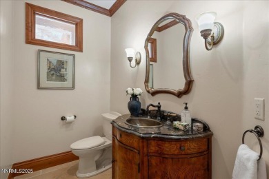 Elegant custom estate in Montreux that sits at the end of a on Montreux Golf and Country Club in Nevada - for sale on GolfHomes.com, golf home, golf lot