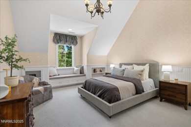 Elegant custom estate in Montreux that sits at the end of a on Montreux Golf and Country Club in Nevada - for sale on GolfHomes.com, golf home, golf lot