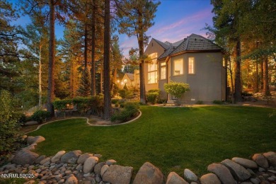 Elegant custom estate in Montreux that sits at the end of a on Montreux Golf and Country Club in Nevada - for sale on GolfHomes.com, golf home, golf lot