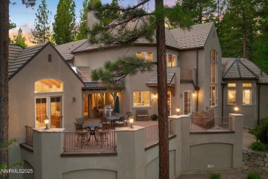 Elegant custom estate in Montreux that sits at the end of a on Montreux Golf and Country Club in Nevada - for sale on GolfHomes.com, golf home, golf lot
