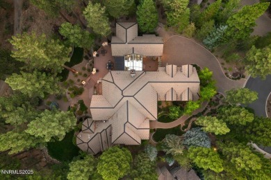 Elegant custom estate in Montreux that sits at the end of a on Montreux Golf and Country Club in Nevada - for sale on GolfHomes.com, golf home, golf lot