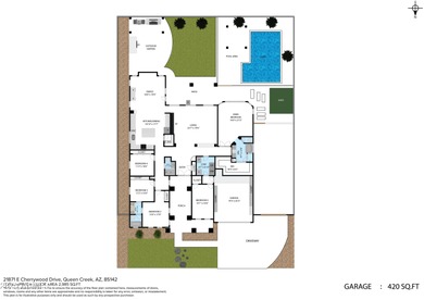 Amazing Queen Creek location! This rare Waterford model in the on Las Colinas Golf Club in Arizona - for sale on GolfHomes.com, golf home, golf lot