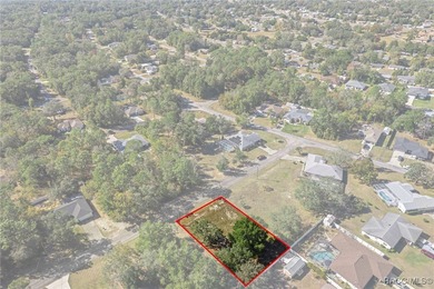 Cleared, flat, and elevated above the road, this ready-to-build on Citrus Springs Country Club in Florida - for sale on GolfHomes.com, golf home, golf lot