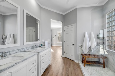 One-of-a-kind Peregrine model showcasing a private casita on Anthem Golf and Country Club  in Arizona - for sale on GolfHomes.com, golf home, golf lot