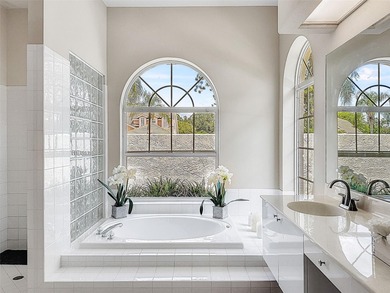 Exceptional 4BR/3BA Pool Home with 4-Car Garage in Prestigious on Saddlebrook Golf and Country Club in Florida - for sale on GolfHomes.com, golf home, golf lot