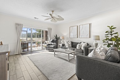 This beautifully maintained, fully furnished three-bedroom on Myrtlewood Golf Course and Club  in South Carolina - for sale on GolfHomes.com, golf home, golf lot