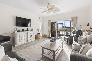 This beautifully maintained, fully furnished three-bedroom on Myrtlewood Golf Course and Club  in South Carolina - for sale on GolfHomes.com, golf home, golf lot