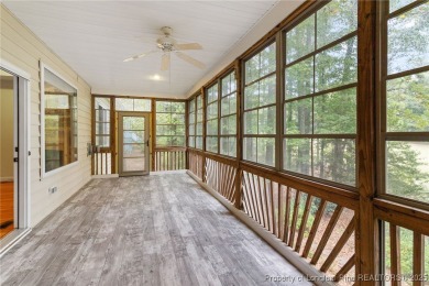 Have a seat and enjoy the cool fall breeze from the huge on Carolina Trace Country Club in North Carolina - for sale on GolfHomes.com, golf home, golf lot