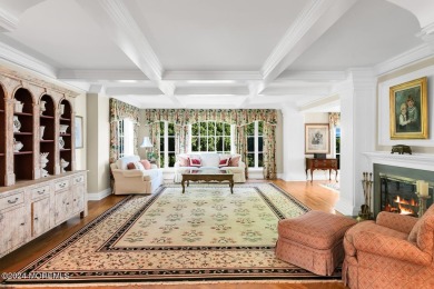 This stunning 5-bedroom, 5.5-bathroom English Tudor waterfront on Navesink Country Club in New Jersey - for sale on GolfHomes.com, golf home, golf lot