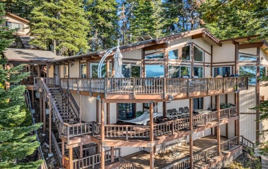 This stunning lakefront home offers panoramic views of Lake on Lake Almanor Country Club in California - for sale on GolfHomes.com, golf home, golf lot