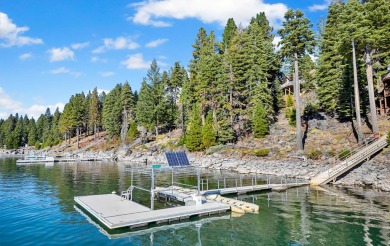 This stunning lakefront home offers panoramic views of Lake on Lake Almanor Country Club in California - for sale on GolfHomes.com, golf home, golf lot