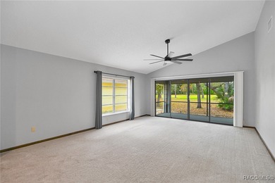 Spacious 2 bedroom 2 bath detached villa *on the golf course*! on Sugarmill Woods Golf and Country Club in Florida - for sale on GolfHomes.com, golf home, golf lot