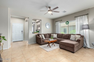 This Raven model shows like a NEW HOME but w/ a HUGE paver patio on Poston Butte Golf Club in Arizona - for sale on GolfHomes.com, golf home, golf lot