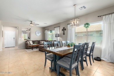 This Raven model shows like a NEW HOME but w/ a HUGE paver patio on Poston Butte Golf Club in Arizona - for sale on GolfHomes.com, golf home, golf lot