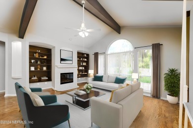 This home offers a formal living or flex space & a formal dining on Julington Creek Golf Club in Florida - for sale on GolfHomes.com, golf home, golf lot