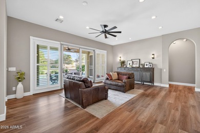 Welcome to this exceptional POOL & SPA Home on a PRIME Lot in on Corte Bella Golf Club in Arizona - for sale on GolfHomes.com, golf home, golf lot