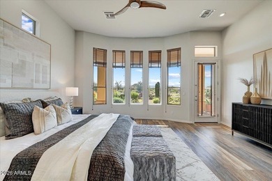 Nestled on a premium preserve lot in the gated community of on Legend Trail Golf Club in Arizona - for sale on GolfHomes.com, golf home, golf lot