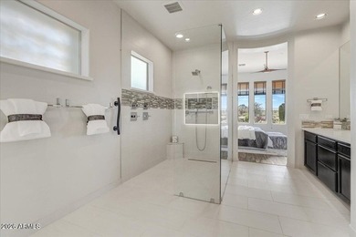 Nestled on a premium preserve lot in the gated community of on Legend Trail Golf Club in Arizona - for sale on GolfHomes.com, golf home, golf lot