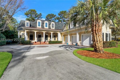 Serene Cottage Lake is the setting of this low country style on Belfair Golf Club in South Carolina - for sale on GolfHomes.com, golf home, golf lot