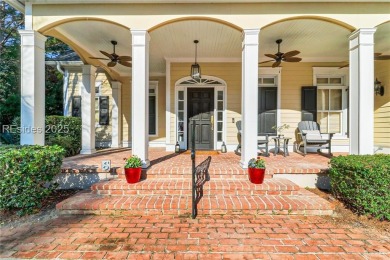 Serene Cottage Lake is the setting of this low country style on Belfair Golf Club in South Carolina - for sale on GolfHomes.com, golf home, golf lot