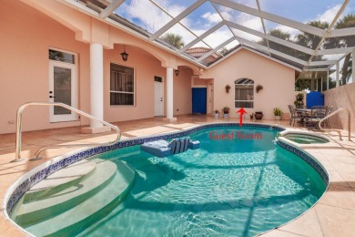 3/3/2 CBS Charming Courtyard Home with pool. Lakefront home is on Lost Lake Golf Club in Florida - for sale on GolfHomes.com, golf home, golf lot