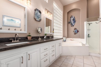 A truly exceptional home nestled on a peaceful cul-de-sac next on Troon Country Club in Arizona - for sale on GolfHomes.com, golf home, golf lot