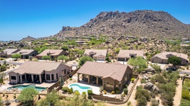 A truly exceptional home nestled on a peaceful cul-de-sac next on Troon Country Club in Arizona - for sale on GolfHomes.com, golf home, golf lot