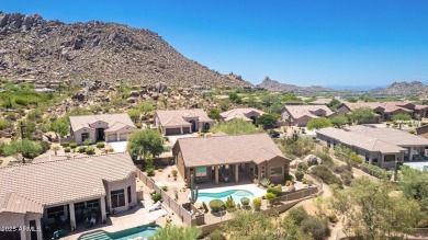 A truly exceptional home nestled on a peaceful cul-de-sac next on Troon Country Club in Arizona - for sale on GolfHomes.com, golf home, golf lot