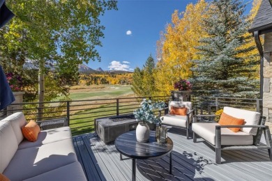 Simple elegance meets mountain brilliance in this breathtaking on Raven Golf Club At Three Peaks in Colorado - for sale on GolfHomes.com, golf home, golf lot