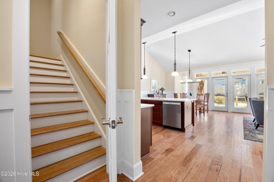 Discover this beautiful, low-maintenance patio home by Hagood on Compass Pointe Golf Course in North Carolina - for sale on GolfHomes.com, golf home, golf lot