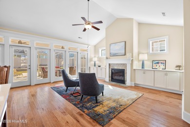 Discover this beautiful, low-maintenance patio home by Hagood on Compass Pointe Golf Course in North Carolina - for sale on GolfHomes.com, golf home, golf lot