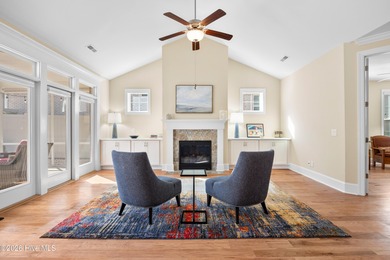 Discover this beautiful, low-maintenance patio home by Hagood on Compass Pointe Golf Course in North Carolina - for sale on GolfHomes.com, golf home, golf lot