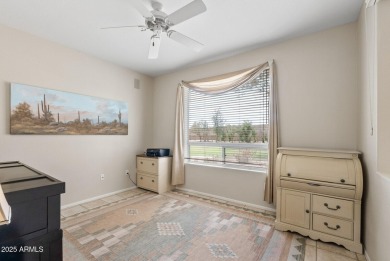 Enjoy stunning mountain views from this golf course lot home in on Desert Trails in Arizona - for sale on GolfHomes.com, golf home, golf lot