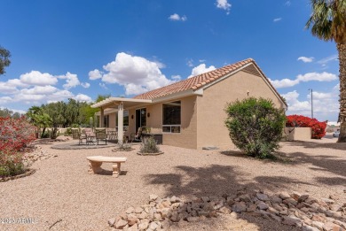 Enjoy stunning mountain views from this golf course lot home in on Desert Trails in Arizona - for sale on GolfHomes.com, golf home, golf lot