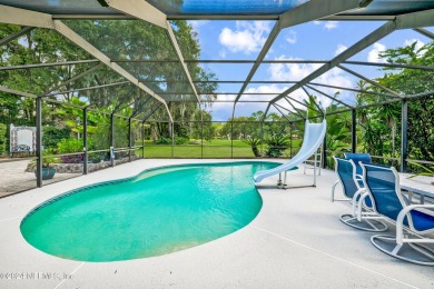 Live the Florida dream in this stunning POOL home nestled on a on Julington Creek Golf Club in Florida - for sale on GolfHomes.com, golf home, golf lot