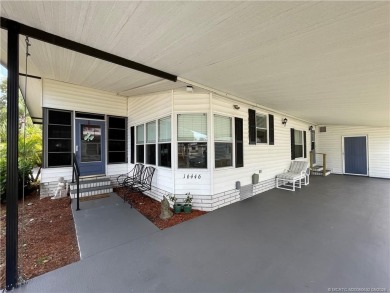 Lovely home with a new A/C in 2021. New washer & dryer and on Indianwood Golf and Country Club in Florida - for sale on GolfHomes.com, golf home, golf lot
