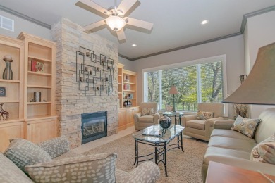 This Exceptional Twin Home sits on a picturesque lot overlooking on Emerald Hills Golf Club in Iowa - for sale on GolfHomes.com, golf home, golf lot