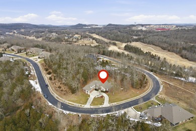 Spectacular custom-built modern farmhouse style 4-bedroom, 3.5 on Payne Stewart Golf Club of Branson Hills - Front in Missouri - for sale on GolfHomes.com, golf home, golf lot