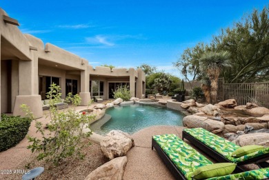 Positioned on a premier golf course lot in guard-gated Pinnacle on Troon North Golf Club  in Arizona - for sale on GolfHomes.com, golf home, golf lot