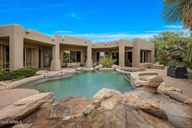 Positioned on a premier golf course lot in guard-gated Pinnacle on Troon North Golf Club  in Arizona - for sale on GolfHomes.com, golf home, golf lot