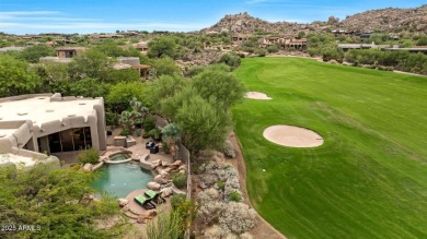 Positioned on a premier golf course lot in guard-gated Pinnacle on Troon North Golf Club  in Arizona - for sale on GolfHomes.com, golf home, golf lot