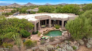 Positioned on a premier golf course lot in guard-gated Pinnacle on Troon North Golf Club  in Arizona - for sale on GolfHomes.com, golf home, golf lot