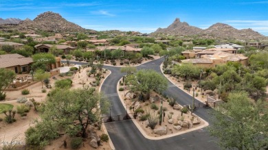Positioned on a premier golf course lot in guard-gated Pinnacle on Troon North Golf Club  in Arizona - for sale on GolfHomes.com, golf home, golf lot