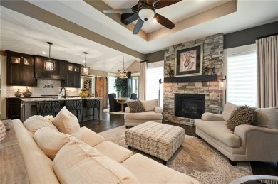Step Into Designer Living - Move-In Ready Luxury Backing to on Heritage Park Golf Course in Kansas - for sale on GolfHomes.com, golf home, golf lot