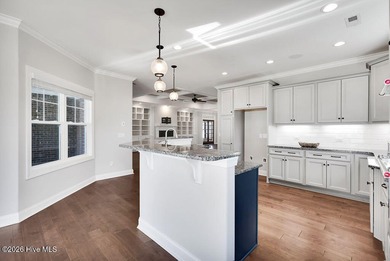 Live the Carolina dream in this all-brick Trusst home perfectly on Compass Pointe Golf Course in North Carolina - for sale on GolfHomes.com, golf home, golf lot