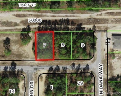 Buildable Lot in Citrus Springs presenting an excellent on Pine Ridge Community Golf and Country Club in Florida - for sale on GolfHomes.com, golf home, golf lot