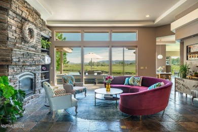 Beautiful single level home located adjacent to the second hole on Genoa Lakes Golf Club - Lakes Course in Nevada - for sale on GolfHomes.com, golf home, golf lot